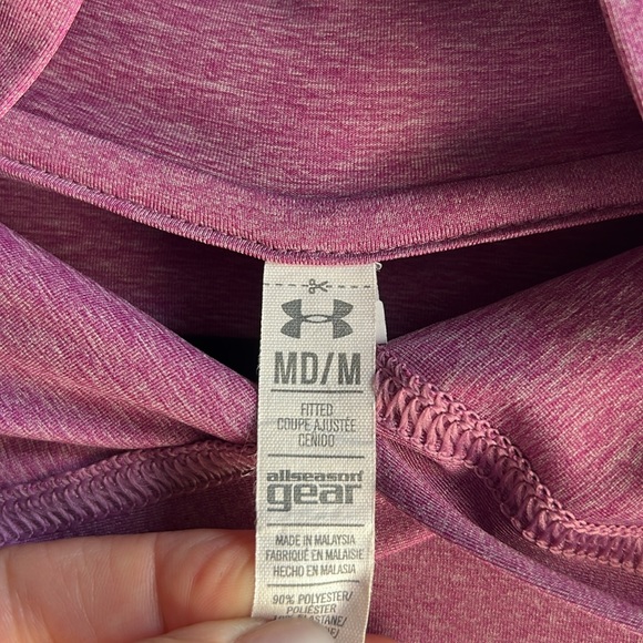 Under Armor iso chill shirt and cold gear hooded sweatshirt with pink camo logo - Picture 2 of 6